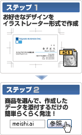 名刺のご注文の手順